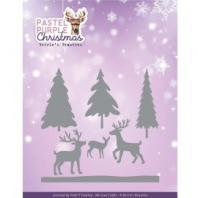 Berrieâ€™s Beauties - Pastel Purple Christmas - Cutting Dies - Pastel Deer