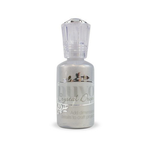 Nuvo crystal drops - metalic silver lining