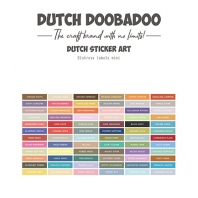 Dutch Doobadoo Dutch Sticker Art - Distress Labels Mini