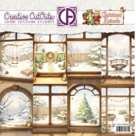 Creative Cut Outs - Paperpack 20,3x20,3cm - achtergronden tuinraam