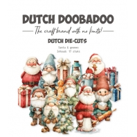 Dutch Doobadoo collage die-cuts Santa & Gnomes