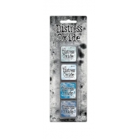 Tim Holtz Distress Mini Oxide Ink Pads #10(speckled egg-tumbled glass-mermaid lagoon-faded jeans)