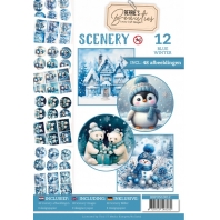 Berries Beauties Scenery 12 Blue Winter