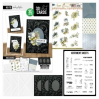 3D Velvet Cards - Precious Marieke - Wonderful Blue