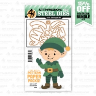 Art Impressions - Elf Puppet Set 6119