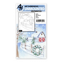 Art Impressions - Woodland Barn ScÃ¨ne 6086