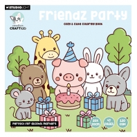 Studio Light - Friendz Party  Cozy & cute coloring book