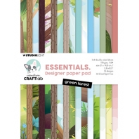 Studio Light - Essentials Designer Paper Pad - Green Forest
