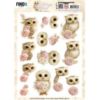 Berries Beauties - Owlways Yours - 3D Push Out Sheet - Blossom