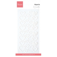 Marianne Design - Hearts Pearls White