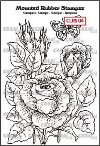 Crealies Mounted Rubber Stampzz no. 4 Roos