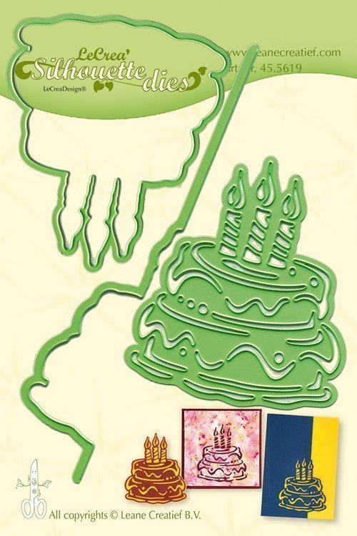 Leabilitie Silhouette Birthday cake