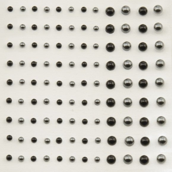 Parels half zelfklevend 3+5mm x 108 nuit