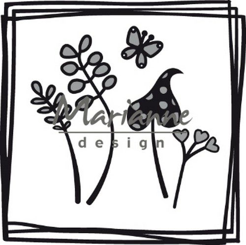 Marianne Design Craftable Doodle vierkant