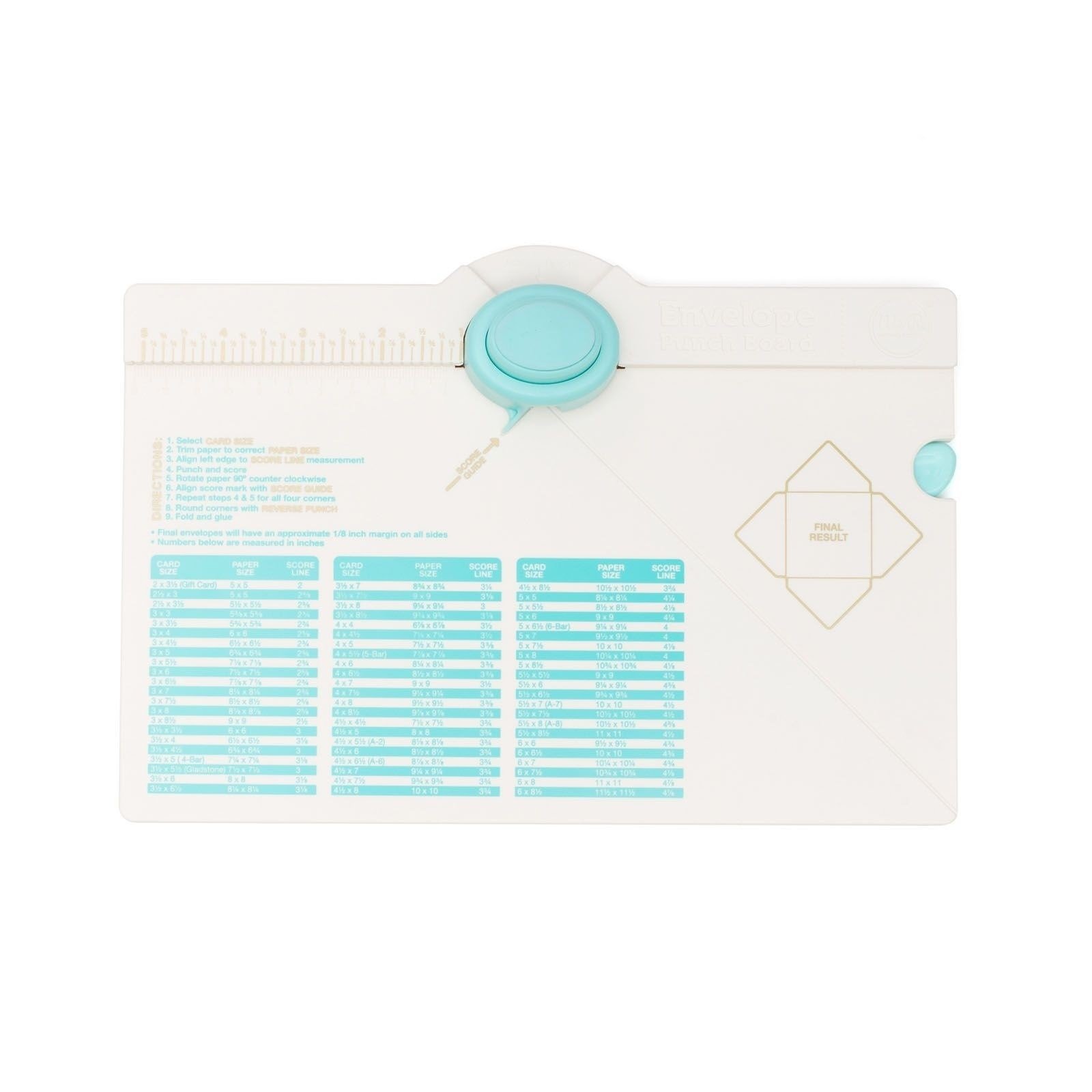 We R Memory Keepers envelope punch board