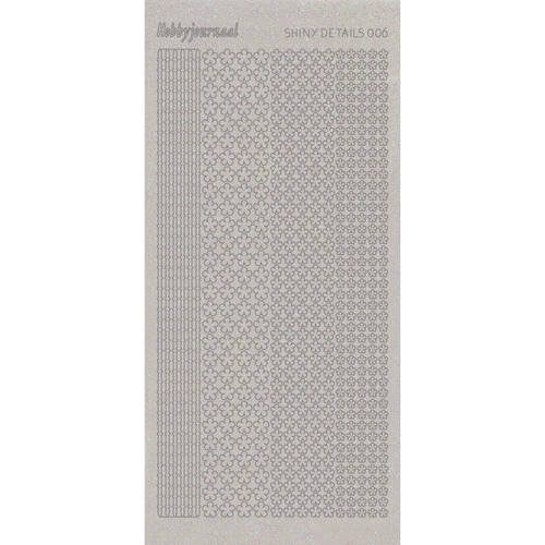 Shiny Details 6 - Flowers - Zilver