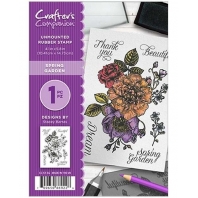 A6 Rubber Stamp - Spring Garden