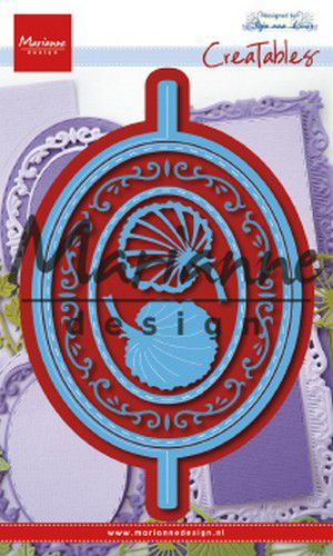 Marianne Design Creatable Anja's Vertical Folding Die - Ovaal