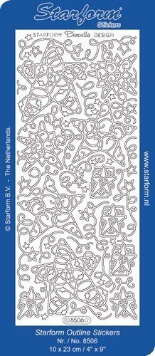 Christmas Stars 1 - Gold - 8506